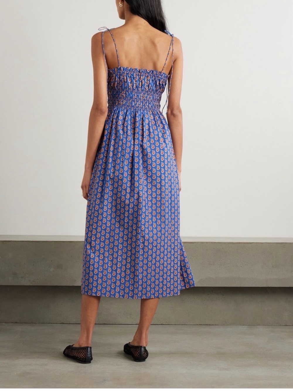 Doen Blue Paisley Rhoda Dress NWT - Picture 2 of 4
